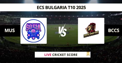 BCCS vs MUS Live Score, Scorecard, Ball by Ball Update | ECS T10 ...