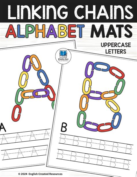 Linking Chains Alphabet Mats – English Created Resources