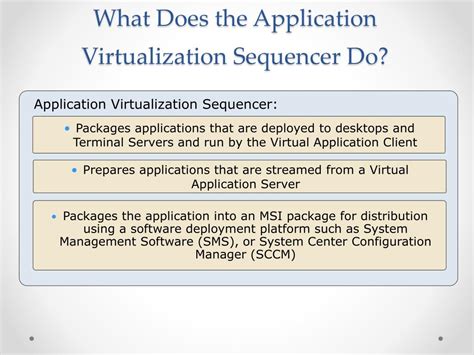 Application Virtualization Sequencer 的图像结果