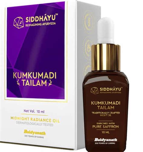 Buy SIDDHAYU (FROM BAIDYANATH) KUMKUMADI TAILAM WITH PREMIUM KASHMIRI ...