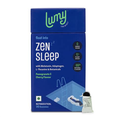 Lumy Zen Sleep Gummies: Melatonin 5mg & Adaptogens for Deep Sleep ...