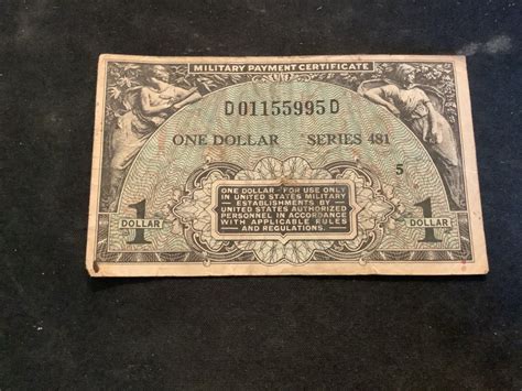 Military Payment Certificate MPC 481 one $1 dollar N265 | #4660059927