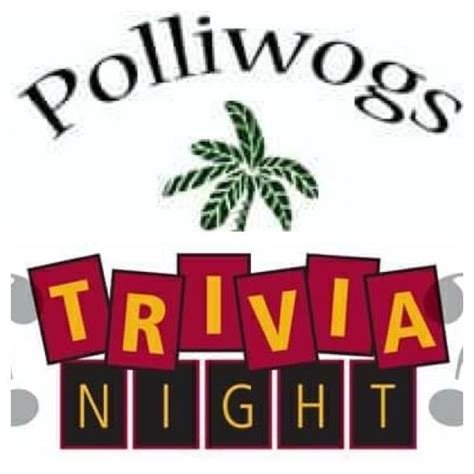 Monday Night Team Trivia, Polliwogs, 25 March 2024 | AllEvents