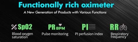 MEDITIVE Fingertip Pulse Oxygen Monitor, Pulse Rate with Respiratory ...