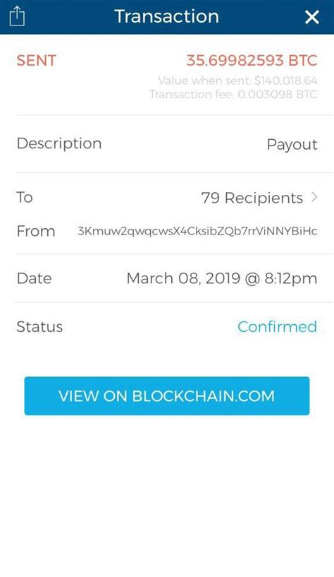 your withdrawal is now confirmed on the blockchain