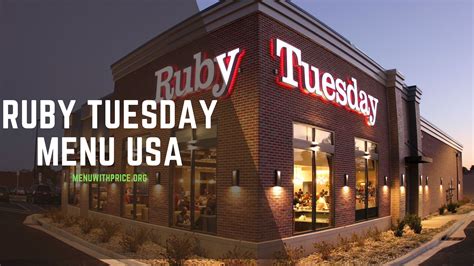 Ruby Tuesday Menu With Prices 2026 USA (UPDATED) - Menu with Prices