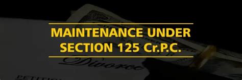 What is Section 125 of the Criminal Procedure Code (CrPC)?