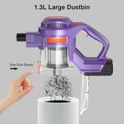 Buy Moosoo Stick Vacuum Cleaner, 24Kpa Cordless Vacuum with Ergonomic ...