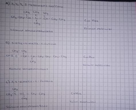 AYUDA ES PARA MAÑANA 1 Escribe la formula semidesarrollada y forma ...