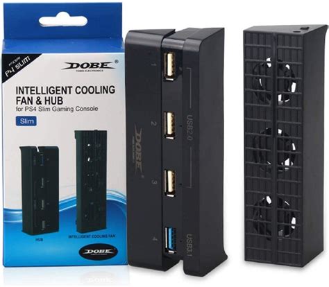 Buy Dobe intelligent cooling fan & hub for Sony PlayStation 4 PS4 Slim ...