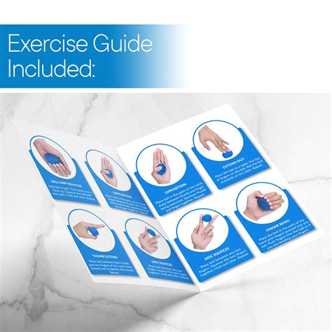 RMS 4-Pack Hand Exercise Balls - Physical & Occupational Therapy Kit ...