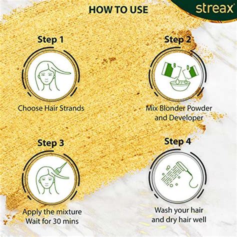 Buy STREAX ULTRALIGHTS HAIR COLOR HIGHLIGHTING KIT FOR WOMEN & MEN 60ML ...