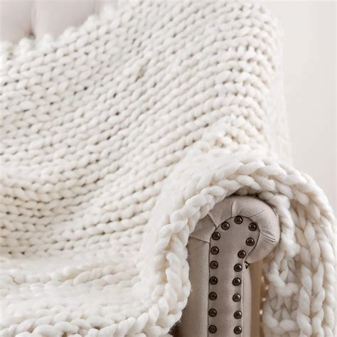 Buy THE HOME TALK Beautifully Knitted and Textured Blanket | Very Soft ...
