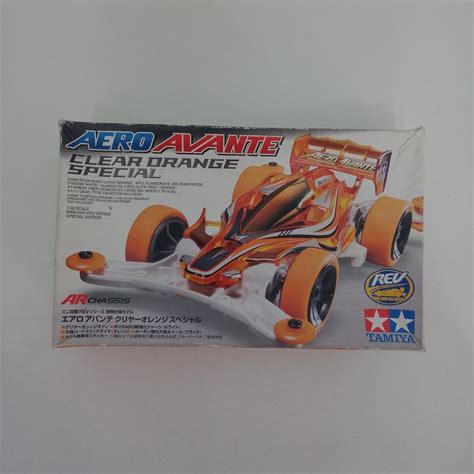 2015 tamiya 95083 aero avante clear orange special mini 4wd rev series ...