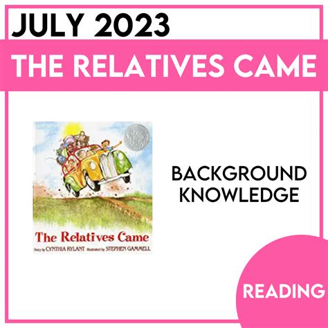 The Relatives Came - The Colorful Apple