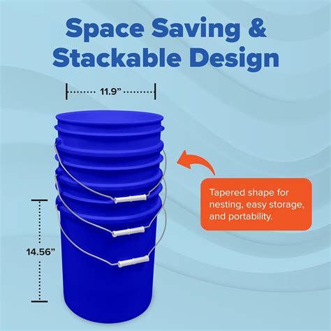 EPackageSupply 5 Gallon Bucket Only | Made in USA | Food Grade | India ...
