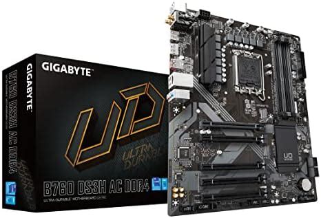 Amazon.in: Buy GIGABYTE B760 DS3H AC DDR4 (LGA 1700/ Intel/ B760/ ATX ...