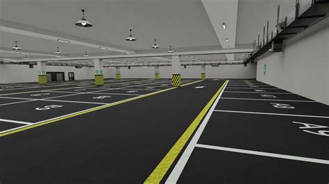 free car parking lot free VR / AR / low-poly 3D model | CGTrader