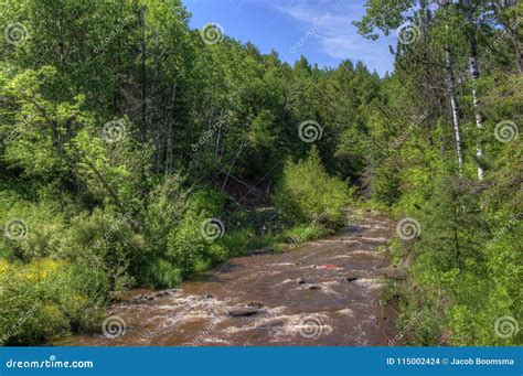 Lester Park is a Popular City Park in Duluth, Minnesota during a Stock ...