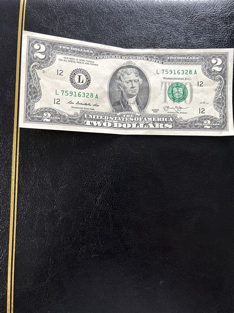 Rare $2 Dollar Bill 2013 Series L | eBay