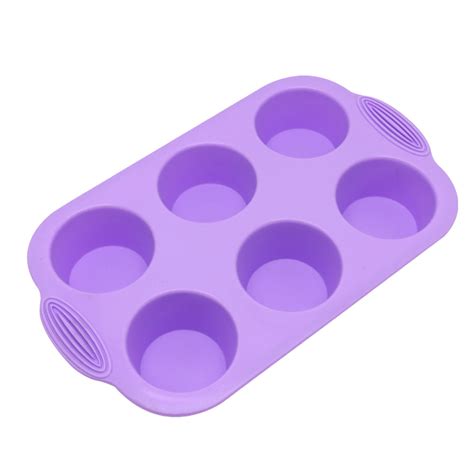 Malltop Shawn Jumbo Muffin Pan Large Muffin Pan 6 Cup Jumbo Muffin for ...