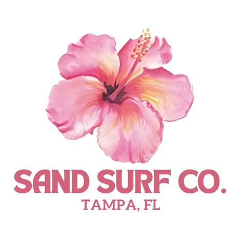 Sand Surf Co. Hibiscus Lover Sticker | Sand surfing, Cute summer ...