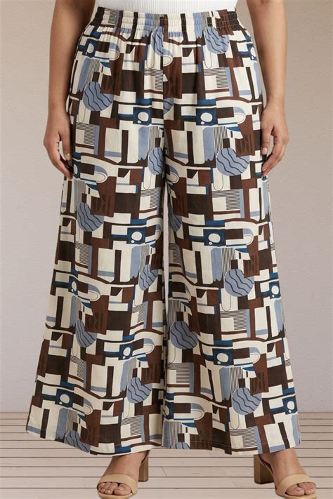 Buy Plus Size Indigo Mosaic Rayon Lounge Pants | Apella - The XS to ...