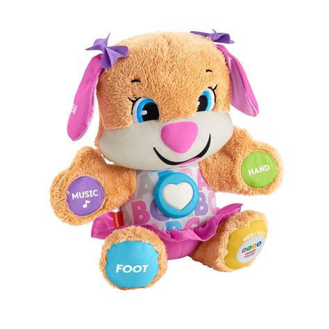 Brandclub - Fisher-Price Laugh & Learn Smart Stages Sis Puppy Plush Learning Toy for Baby ...