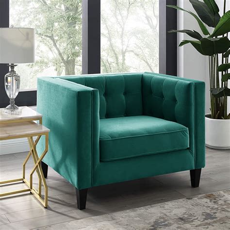 CLOUDZILLA Wooden Single-Seater Sofa Set for Living Room & Office ...
