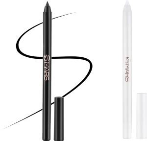 MARS Highly pigmented smudge proof water proof Kajal Velour Black and ...