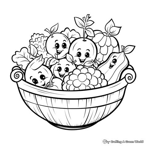 Fun and Educational: Fruits Coloring Pages Printable
