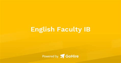 English Faculty IB at Bloomingdale International School | Jobs at ...