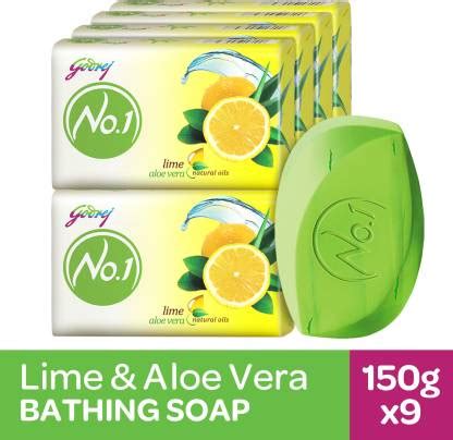 Godrej No.1 Lime & Aloe Vera Bath Soap - Price in India, Buy Godrej No ...