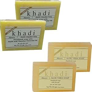 Buy Khadi Abeers Aloevera & Haldi Chandan With Essential Oils, 125 G ...