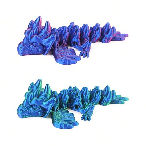 3D Printed Angel Dragon, Simulated Animal Model, Joints Movable, Very ...