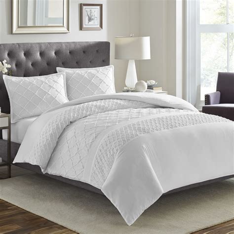 White Textured King Duvet Cover at Rory Luke blog