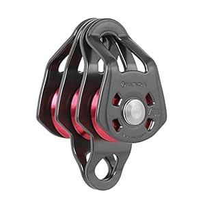 LICHTS Climbing Rope Pulley for Arborist Mountaineering Zip Line Pulley ...
