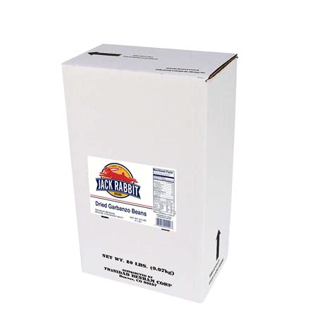 Jack Rabbit Garbanzo Beans - 20 lb. package, 1 package per case
