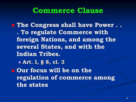 Image result for Commerce Clause Explained