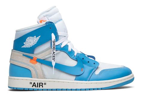 Nike Air Jordan 1 Retro High Off-White University Blue - AQ0818-148 ...