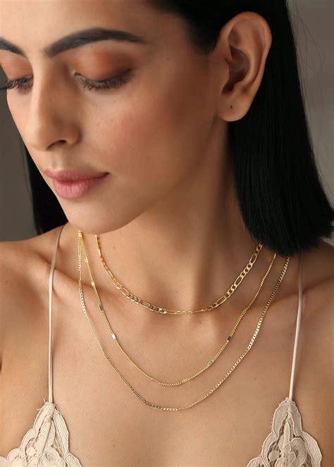 Get Penelope Multi Layered Gold Necklace at ₹ 1140 | LBB Shop