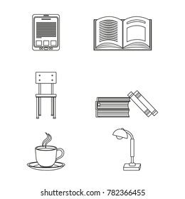 Elearning Icon Set Design Stock Vector (Royalty Free) 782366455 ...