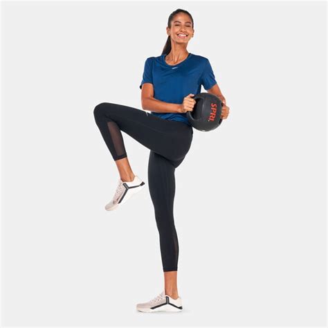 Women's Dri-FIT On Training Top Blue Nike in KSA -SSS