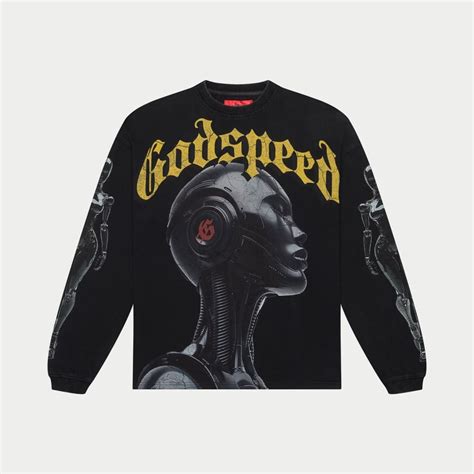 Godspeed Alexa Long Sleeve Shirt (Black wash) – Timeless Sneaker Boutique