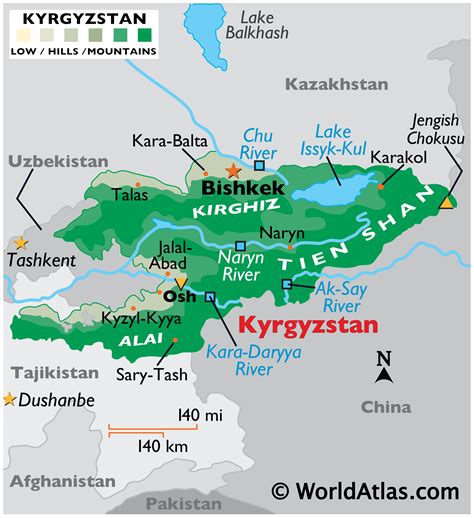 Kyrgyzstan Maps & Facts - World Atlas