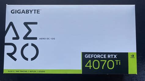 Gigabyte GeForce RTX 4070 Ti AERO OC 12GB