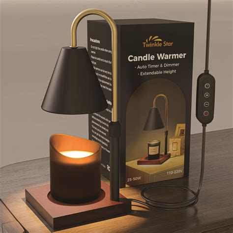 Adjustable Candle Warmer with Timer, Height & Brightness Control ...