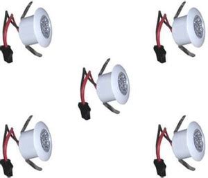 cut rate creation 1 watt LED COB/Spot/Button Light warm white (Yellow ...