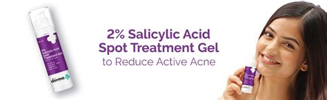The Derma Co 2% Salicylic Acid Spot Treatment Gel with 3% Sulfur for ...