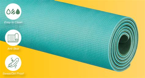 Buy Amazon Brand - Symactive 8mm Anti-Skid Lightweight Dual Color LDPE ...